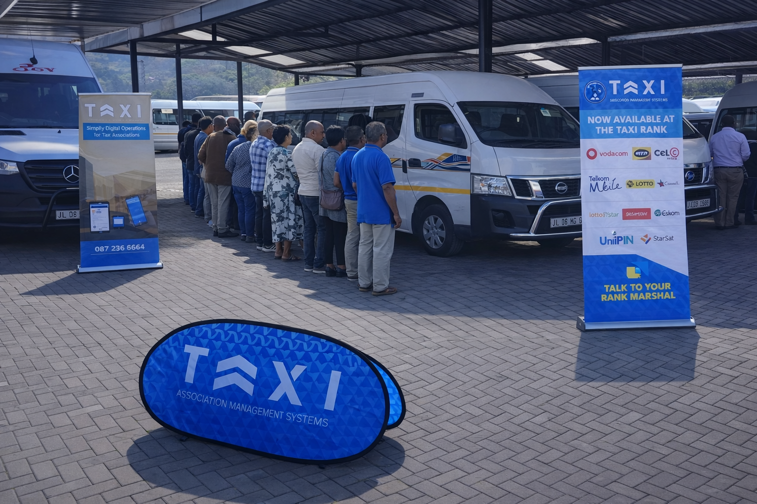South African taxi rank operations